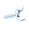Prime-Line Wing Screw, Stamped Type D 1/4in-20 X 5/8in Zinc Plated Steel 10PK 9197445 - alternate 4